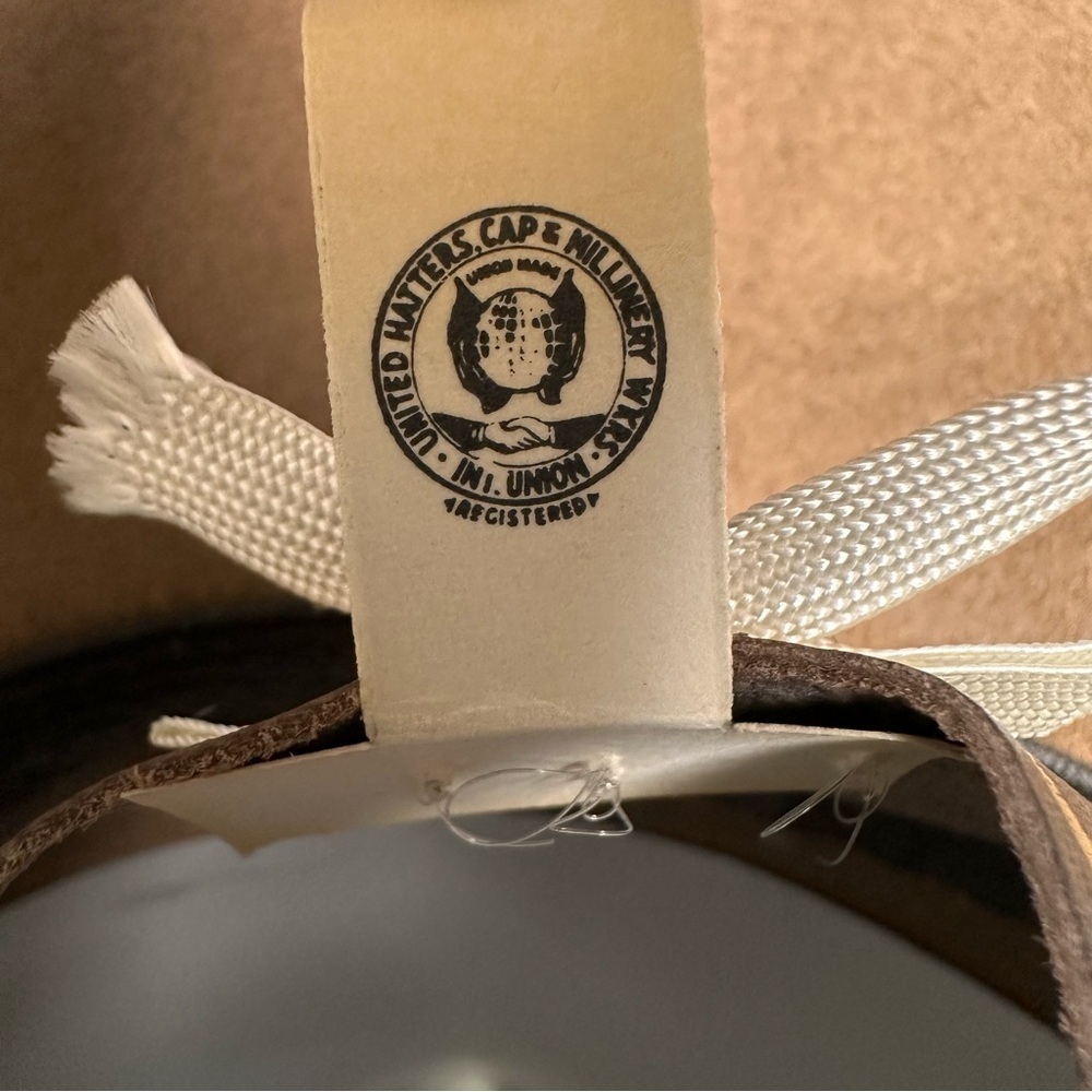 Vintage Stetson 7 3/8 5X Brown Cowboy Hat - Picture 11 of 16